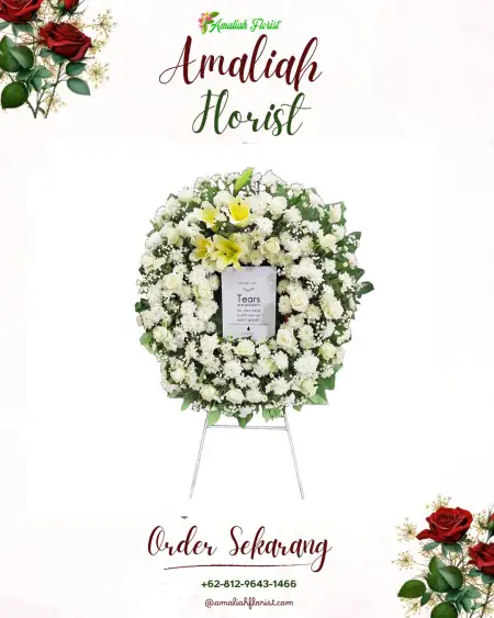 Krans Bunga Duka Cempaka